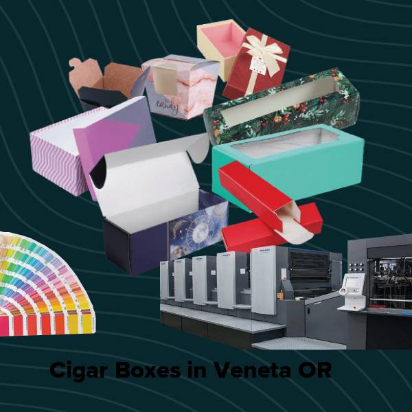 Cigar boxes in veneta or