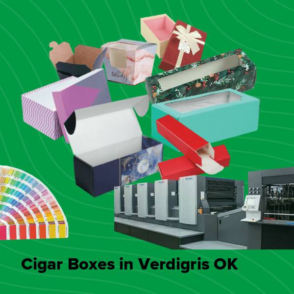 Cigar boxes in verdigris ok