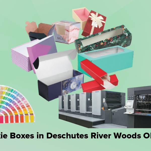 Cookie boxes in deschutes river woods or