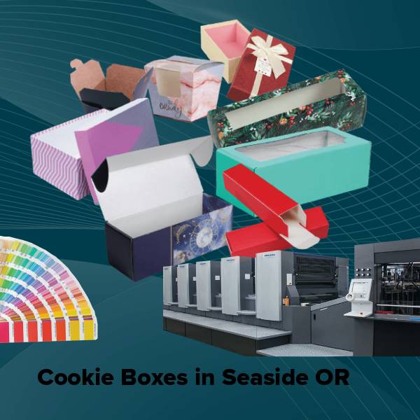 Cookie boxes in seaside or
