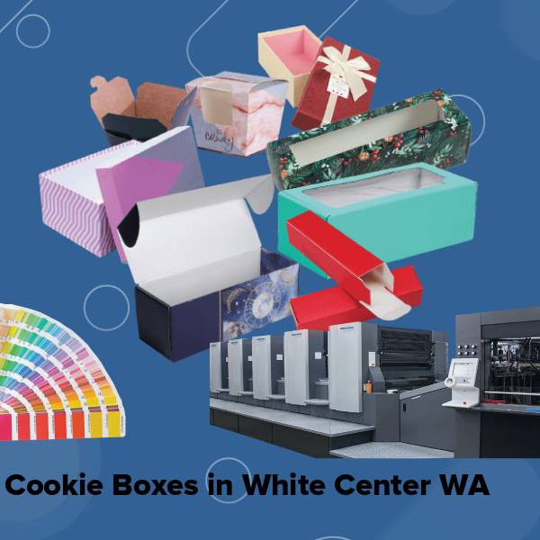 Cookie boxes in white center wa