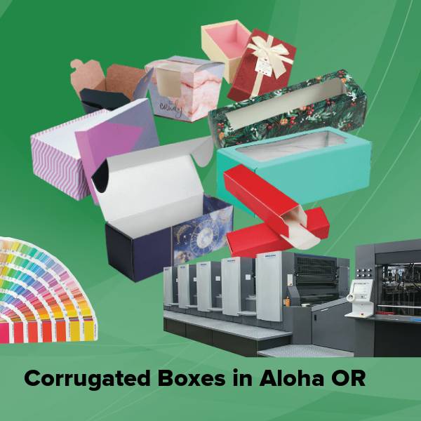 Corrugated boxes in aloha or
