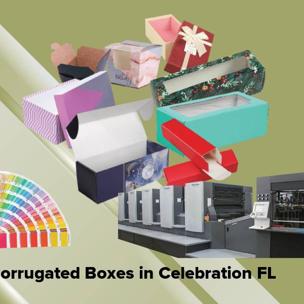Corrugated boxes in celebration fl