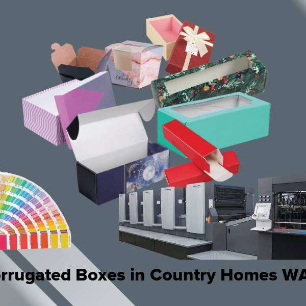 Corrugated boxes in country homes wa