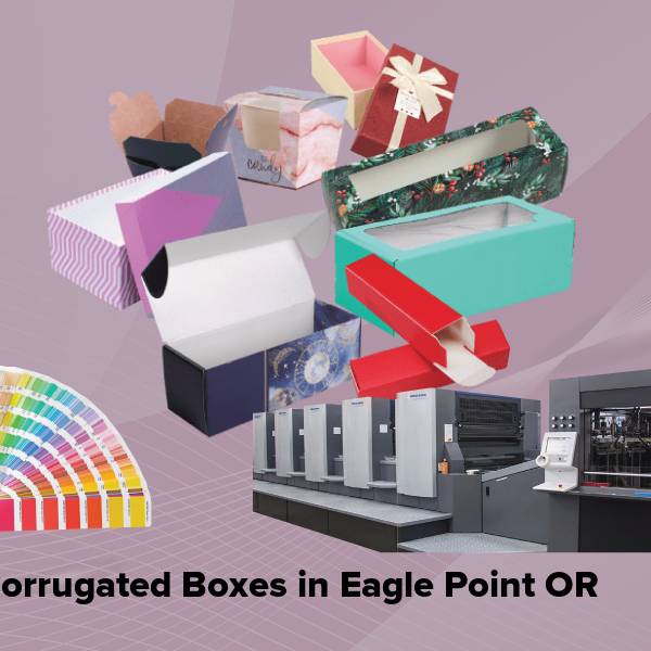 Corrugated boxes in eagle point or