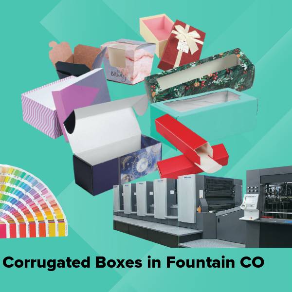 Corrugated boxes in fountain co