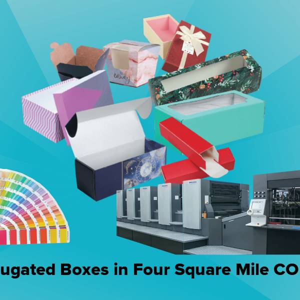 Corrugated boxes in four square mile co