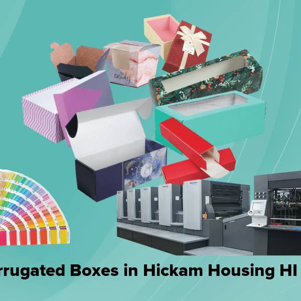 Corrugated boxes in hickam housing hi