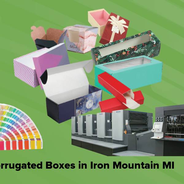 Corrugated boxes in iron mountain mi