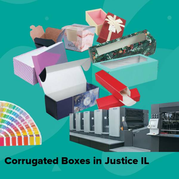 Corrugated boxes in justice il