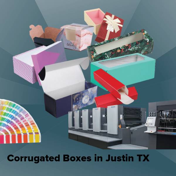Corrugated boxes in justin tx