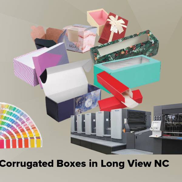 Corrugated boxes in long view nc