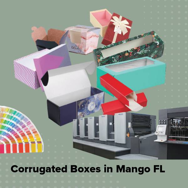Corrugated boxes in mango fl