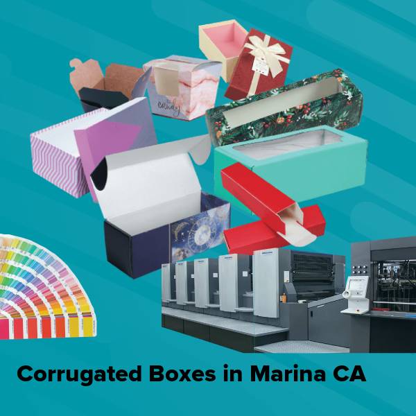 Corrugated boxes in marina ca
