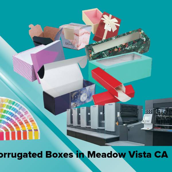 Corrugated boxes in meadow vista ca