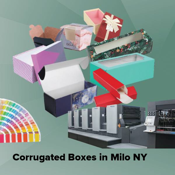 Corrugated boxes in milo ny