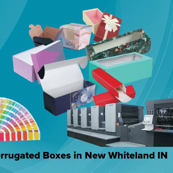 Corrugated boxes in new whiteland in