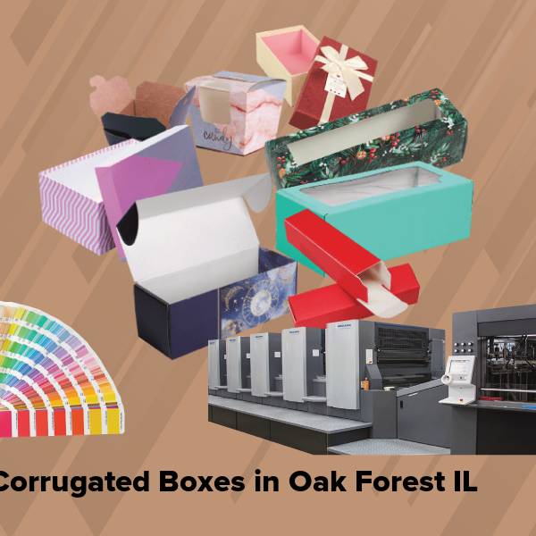 Corrugated boxes in oak forest il