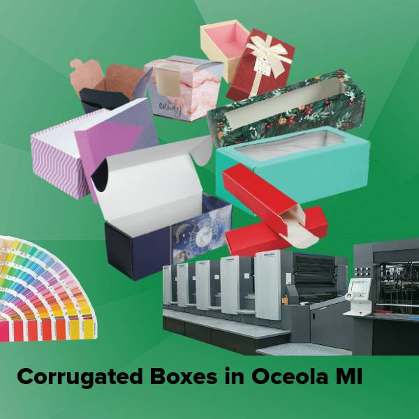 Corrugated boxes in oceola mi