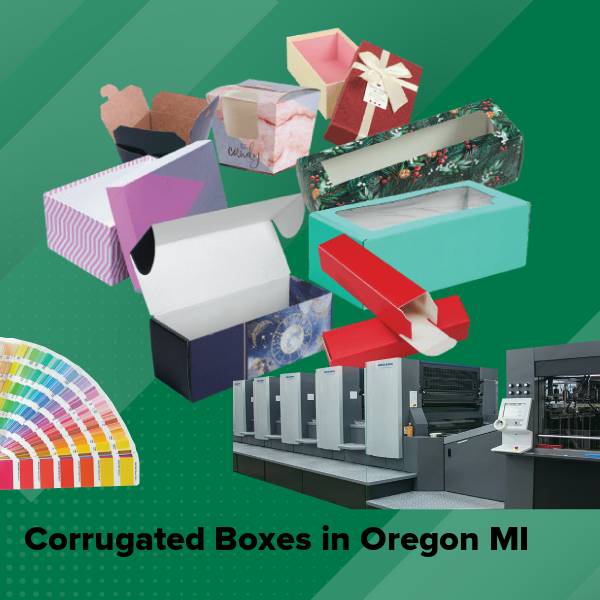 Corrugated boxes in oregon mi