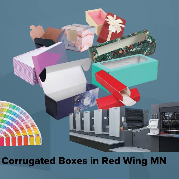 Corrugated boxes in red wing mn