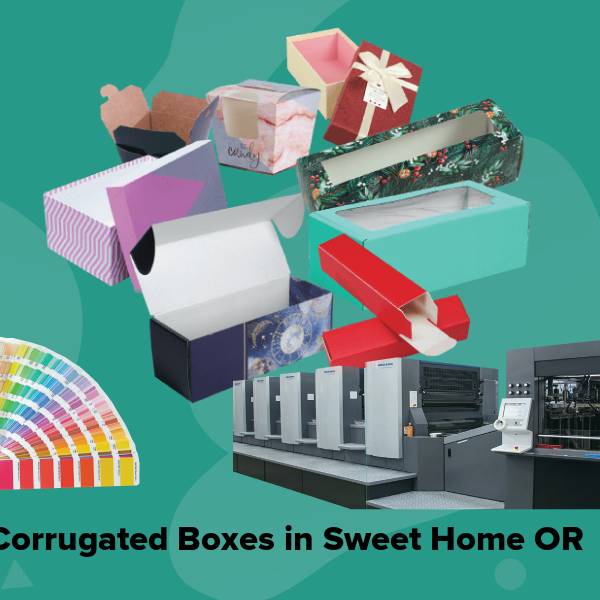 Corrugated boxes in sweet home or