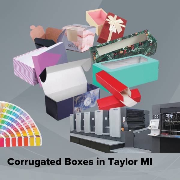 Corrugated boxes in taylor mi
