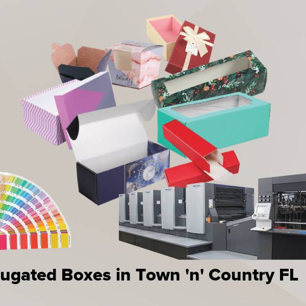 Corrugated boxes in town 'n' country fl