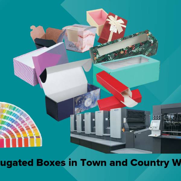 Corrugated boxes in town and country wa