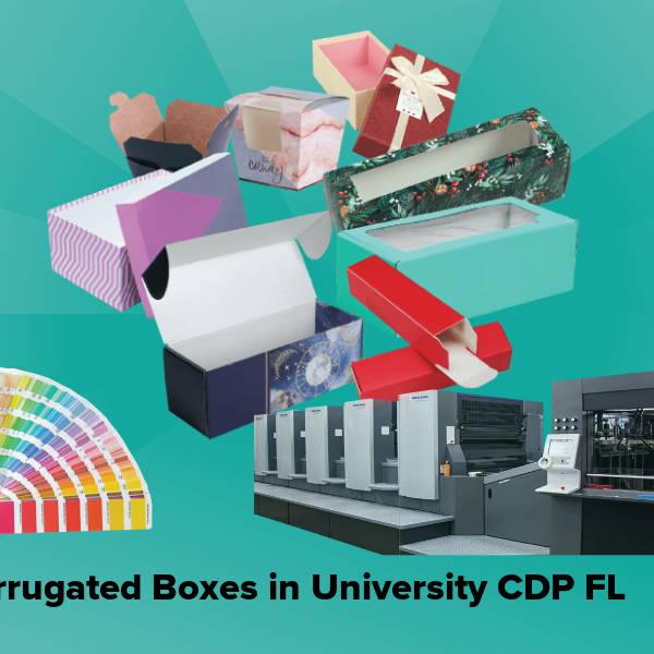 Corrugated boxes in university cdp fl