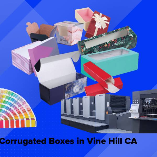 Corrugated boxes in vine hill ca