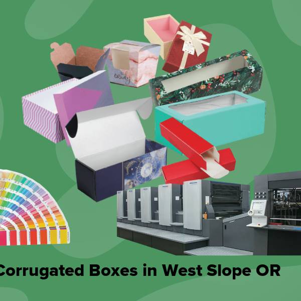 Corrugated boxes in west slope or