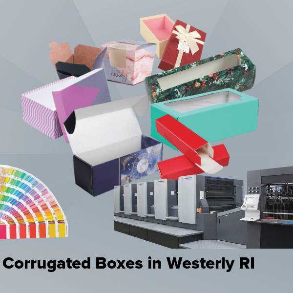 Corrugated boxes in westerly ri