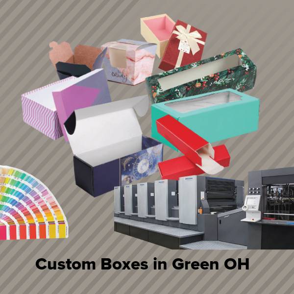 Custom boxes in green oh