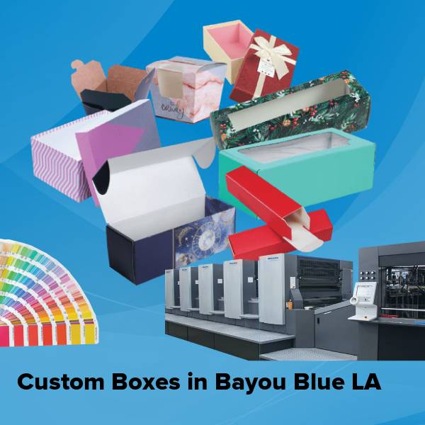 Custom boxes in bayou blue la