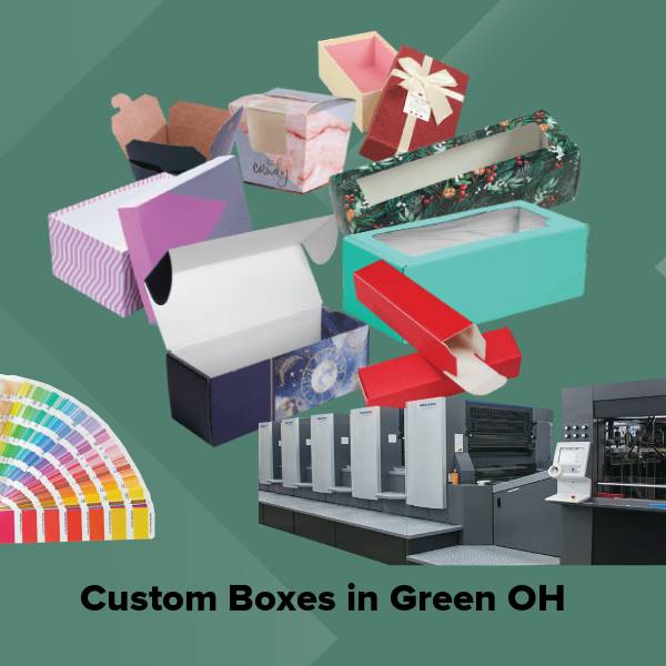 Custom boxes in green oh