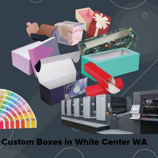 Custom boxes in white center wa
