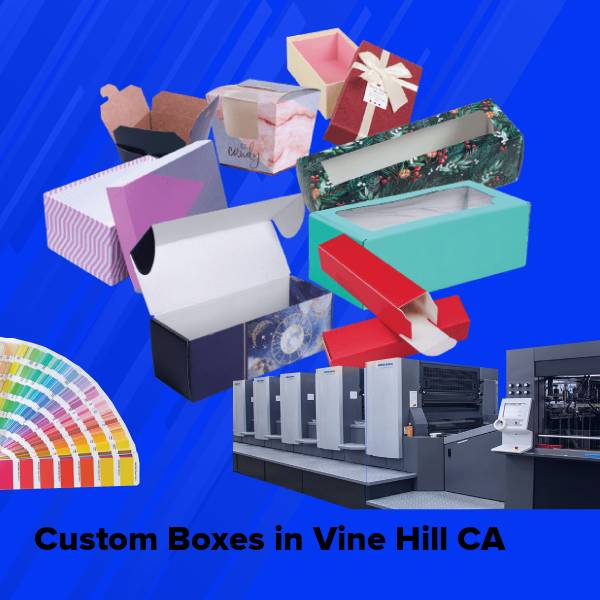 Custom boxes in vine hill ca