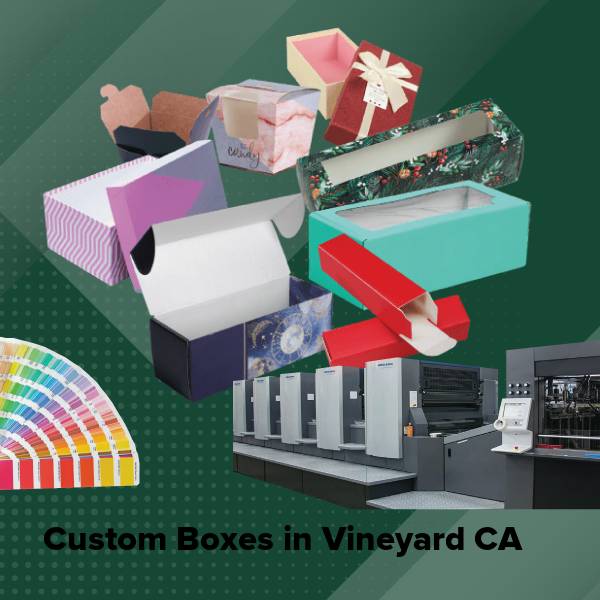 Custom boxes in vineyard ca
