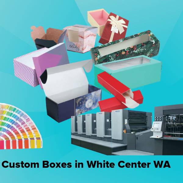 Custom boxes in white center wa