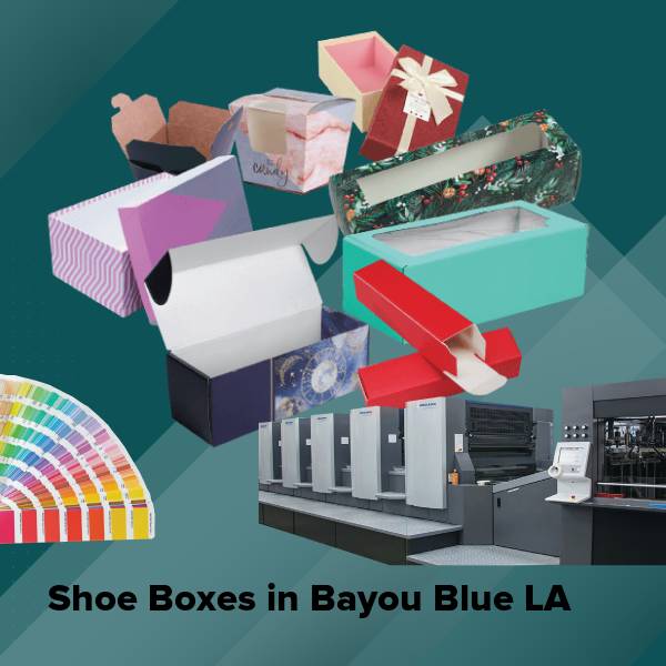 Shoe boxes in bayou blue la