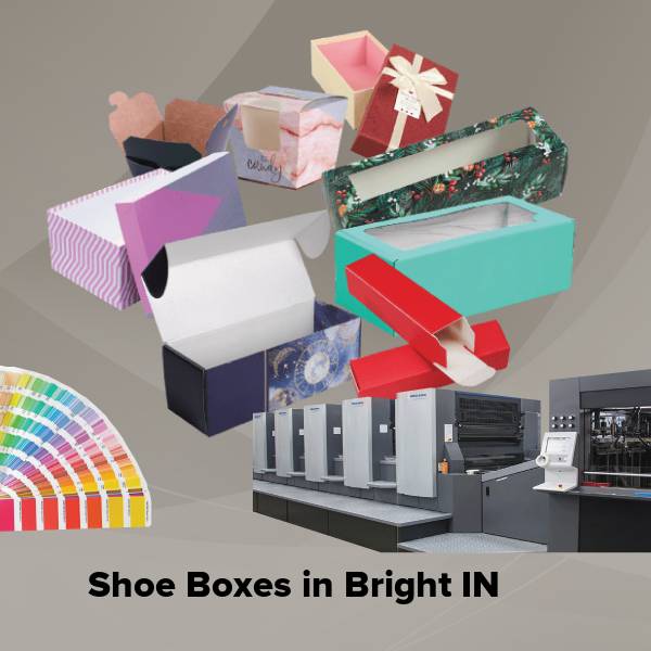 Shoe boxes in bright in