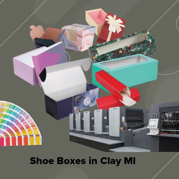 Shoe boxes in clay mi