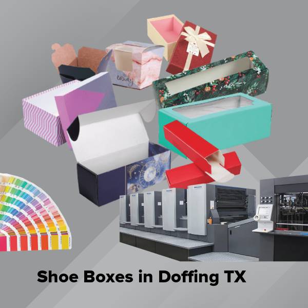 Shoe boxes in doffing tx