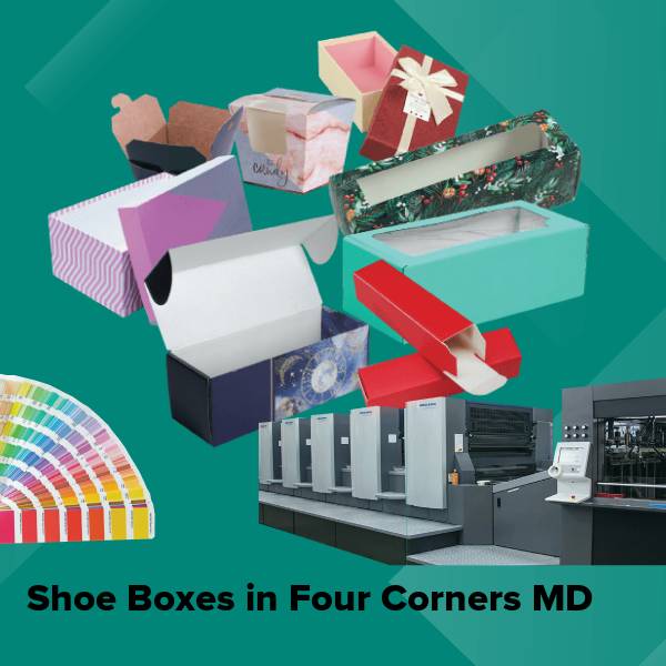 Shoe boxes in four corners md
