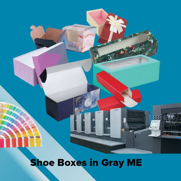 Shoe boxes in gray me