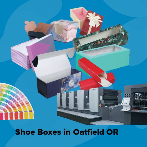 Shoe boxes in oatfield or