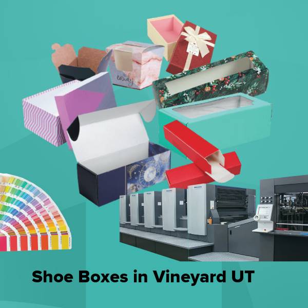 Shoe boxes in vineyard ut