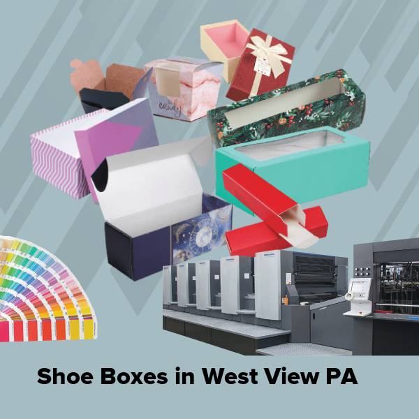Shoe boxes in west view pa