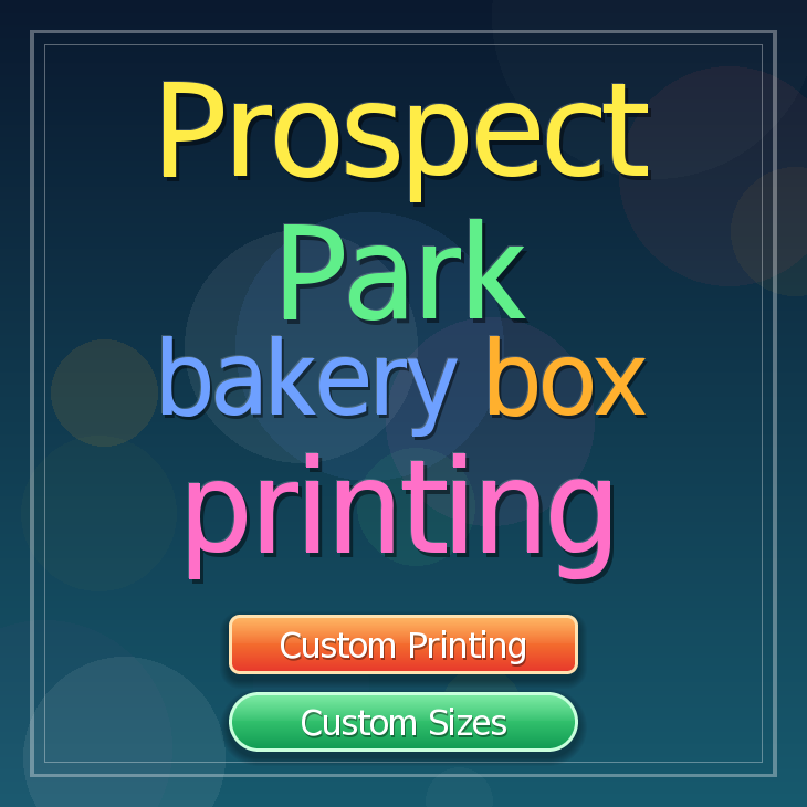 Prospect Park bakery box printing